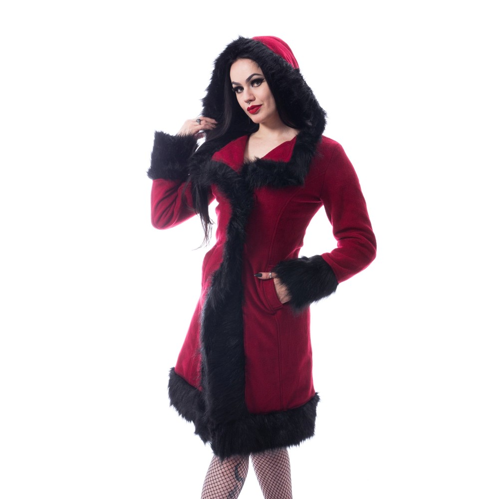 Poizen Industries - DARK MASE Coat - Red